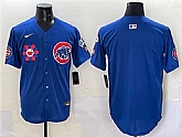 Men's Chicago Cubs Blank Royal 2025 Tokyo Series Limited Stitched Jersey,baseball caps,new era cap wholesale,wholesale hats